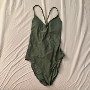 Aerie Corset Back One-Piece Swimsuit